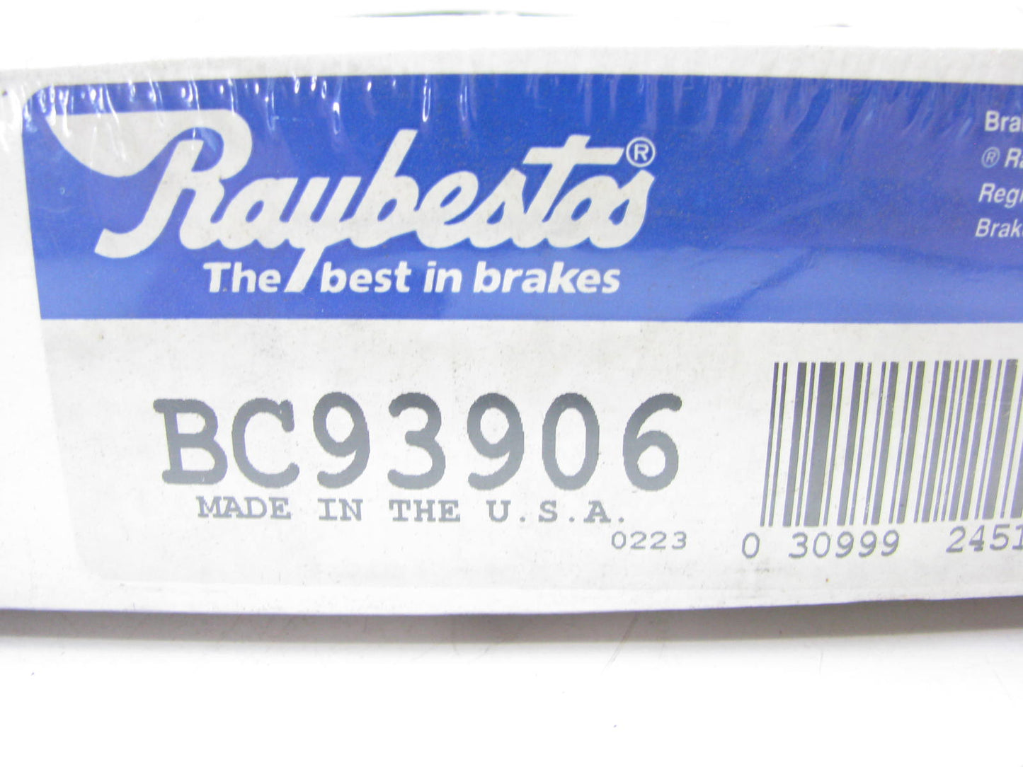 Raybestos BC93906 Parking Brake Cable - Rear Left