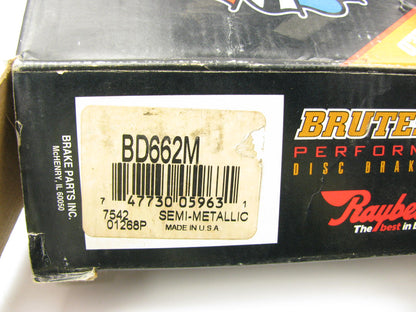 Raybestos BD662M REAR Brutestop PERFORMANCE Semi-Metallic Brake Pads