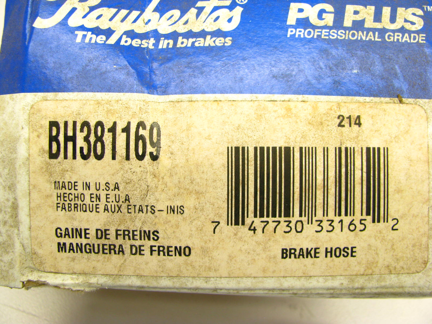 Raybestos BH381169 Brake Hydraulic Hose - Front Right