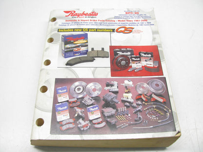 Raybestos BPC20 Brake Auto Parts Catalog For 87-00 Domestic & Import, 698 Pages