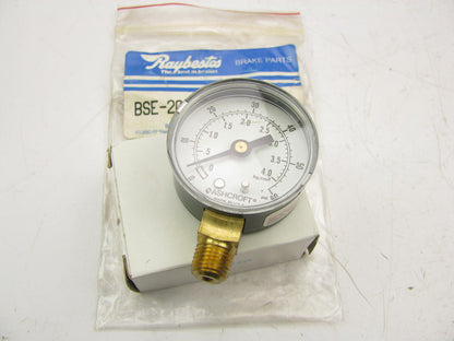 Raybestos BSE-200 Fluid-Bal Pressure Brake Bleeder Gauge - 0-60 PSI ASHCROFT