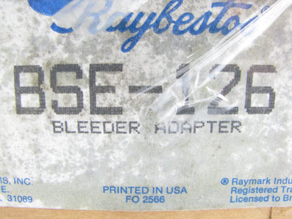 Raybestos BSE126 Brake Pressure Bleeder Adapter For Plastic Reservoir