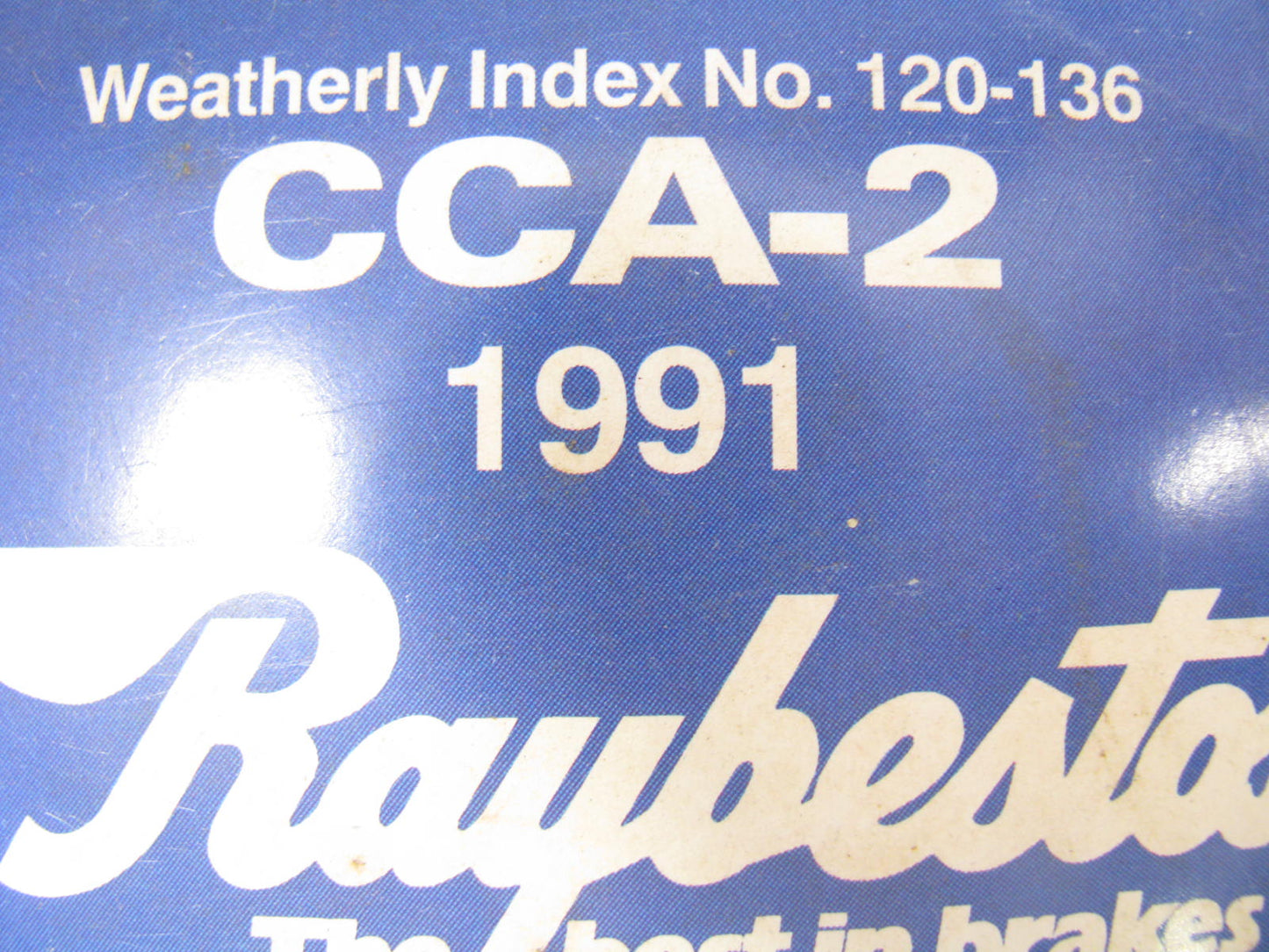 Raybestos CCA-2 Complete Caliper Assembly Catalog # 120-136 1991