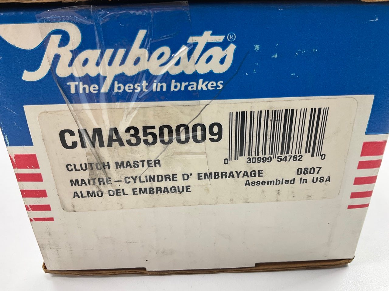 Raybestos CMA350009 Clutch Master Cylinder WITHOUT RESERVOIR