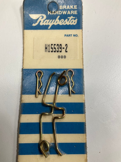 (2) Raybestos H15539 Front Disc Brake Hardware Kit For 1978-1981 Datsun 510