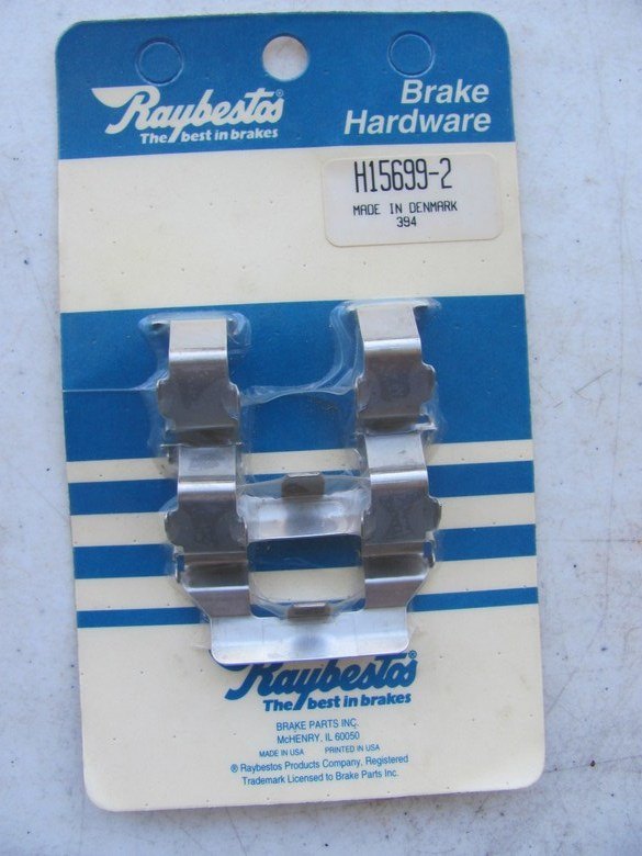 Raybestos H15699-2 Front Brake Hardware Clips 85-86 Prelude Si, 86-89 Integra