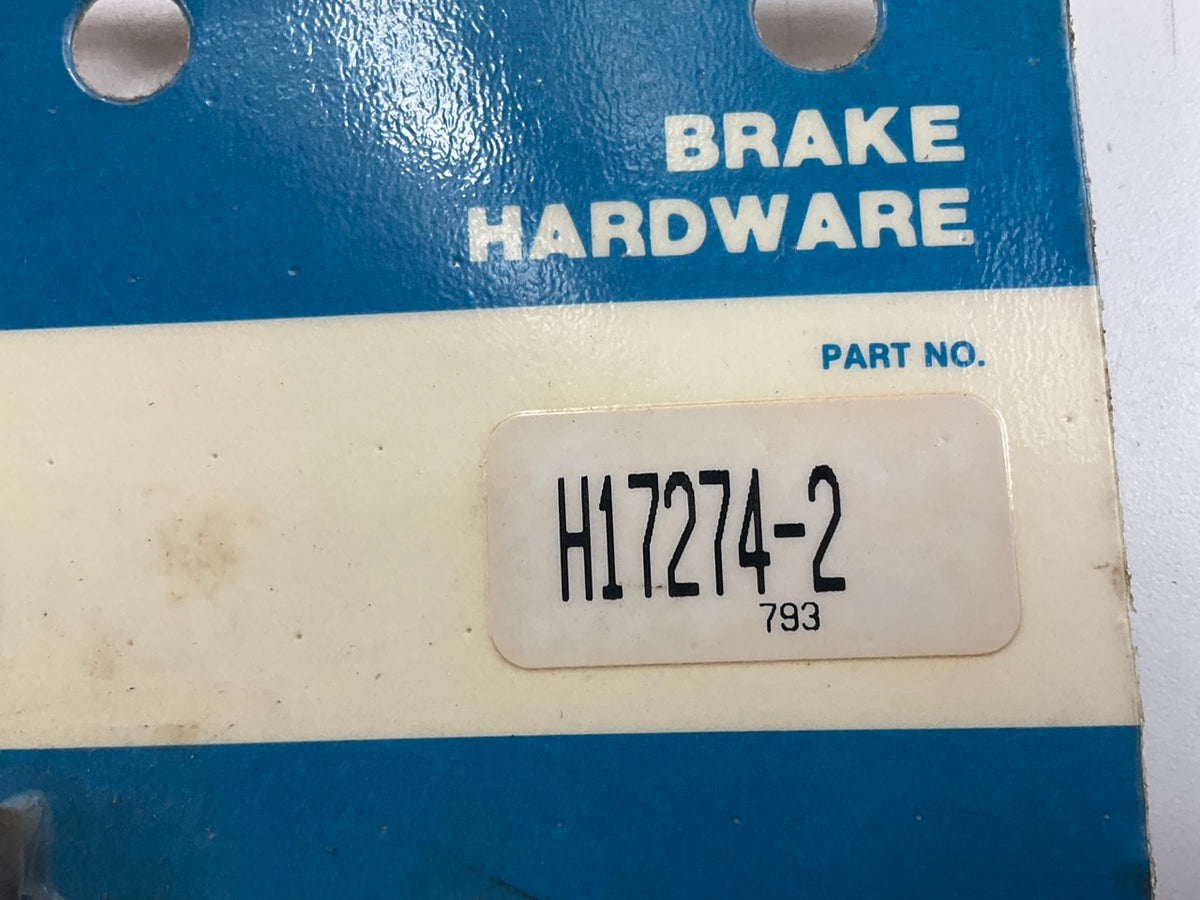 (2) Raybestos H17274 Rear Brake Hardware For 1983-1987 Mazda 626