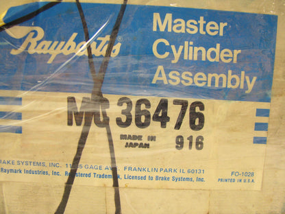 Raybestos MC36476 Brake Master Cylinder For 1975-1976 Toyota Corolla