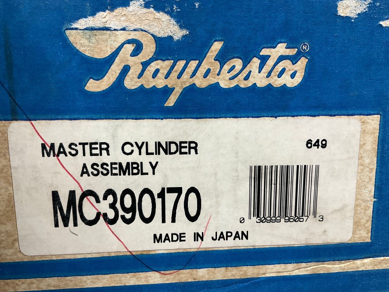 Raybestos MC390170 Brake Master Cylinder For 1993-1996 INFINITI Q45