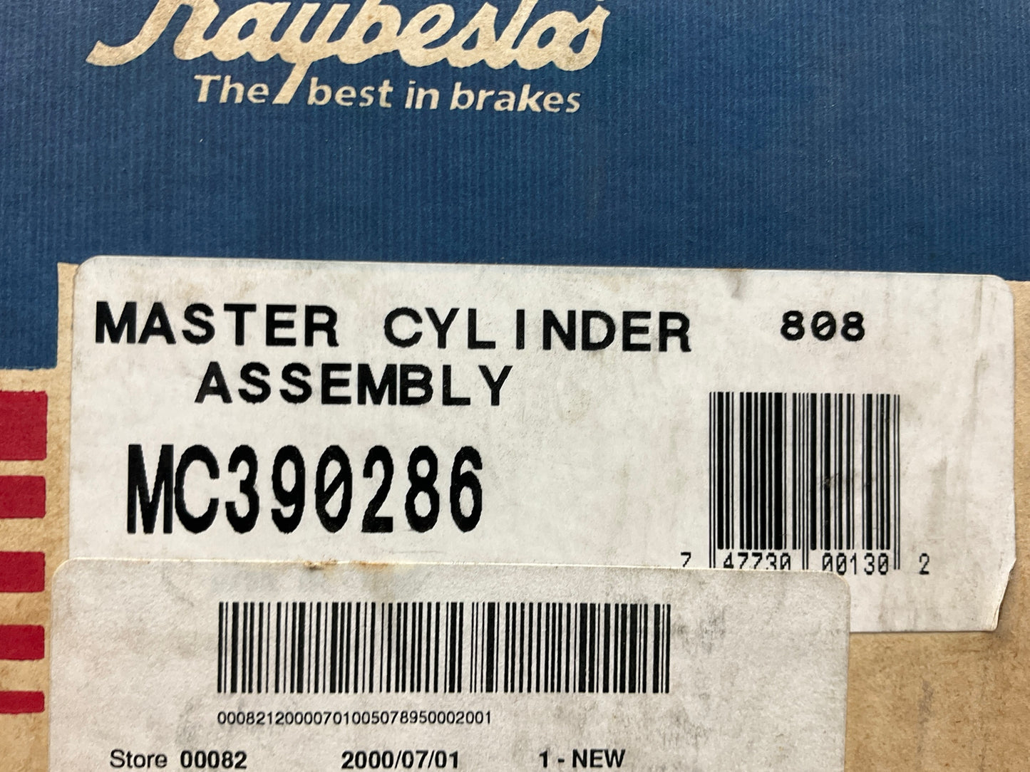 Raybestos MC390286 Brake Master Cylinder For 1995-97 Toyota Tercel, 95-98 Paseo