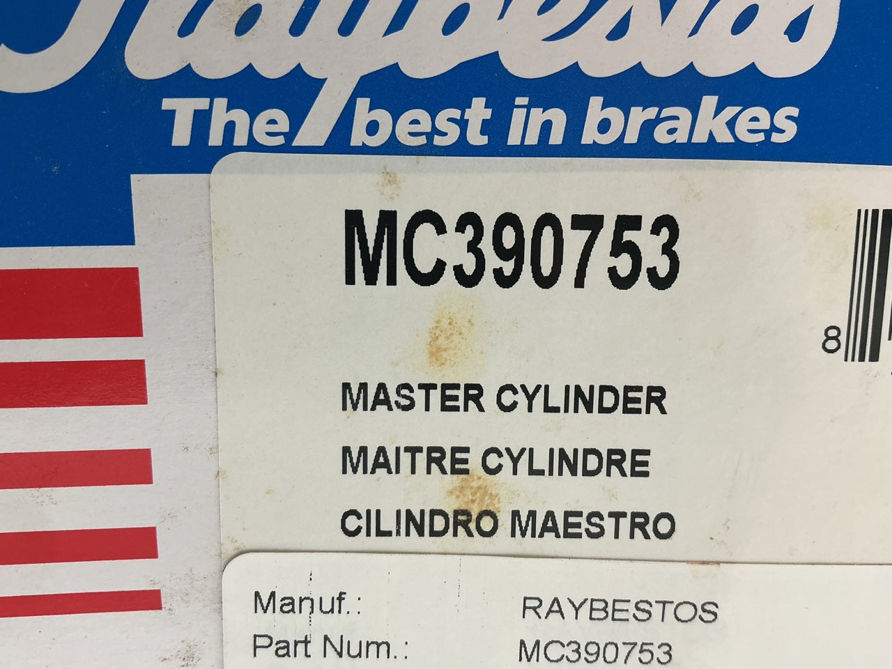 Raybestos MC390753 Brake Master Cylinder - 2002-2003 Lexus ES300, Camry W/ VSC