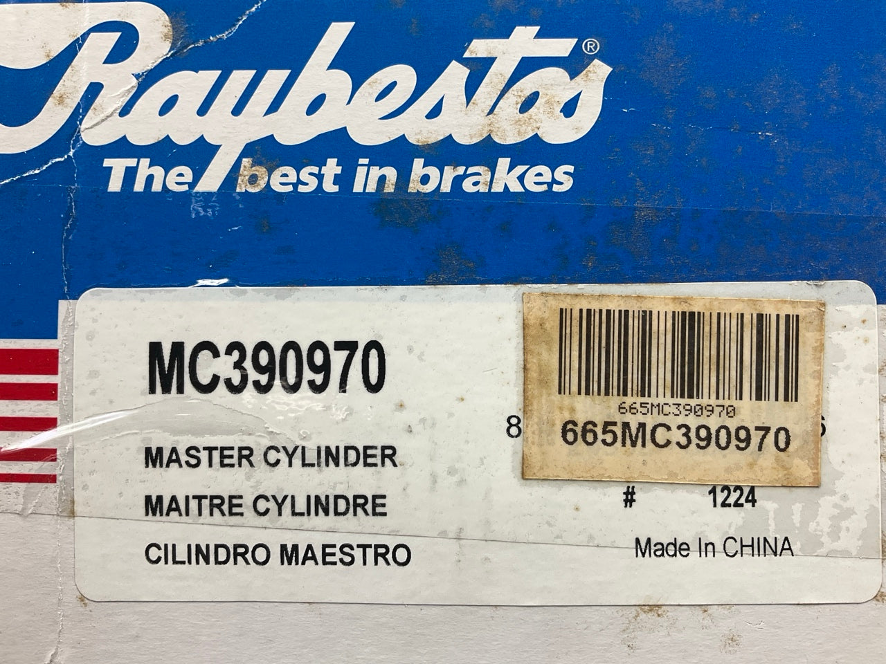 Raybestos MC390970 Brake Master Cylinder For 2007-2011 Toyota Camry