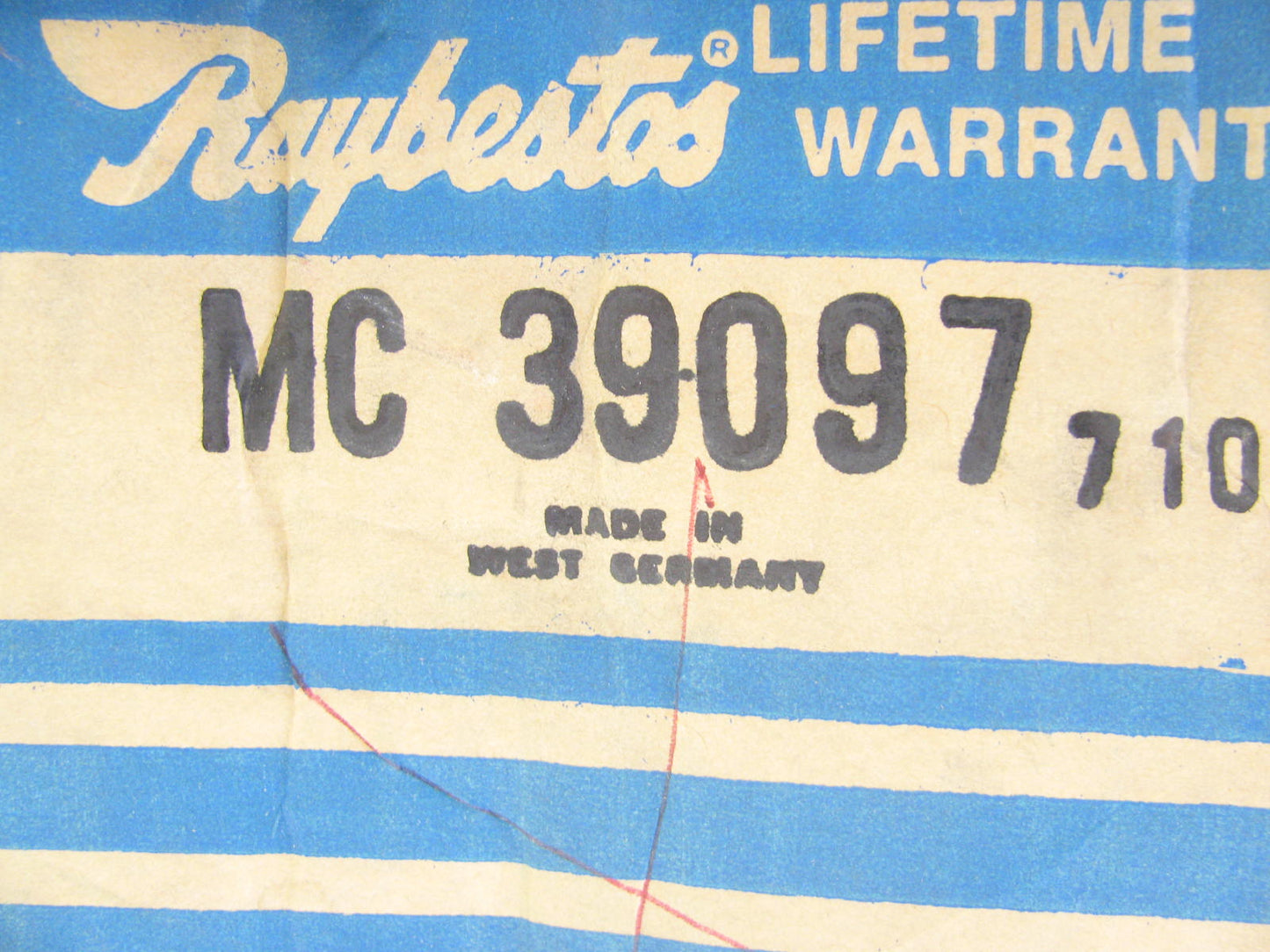 Raybestos MC39097 ATE Brake Master Cylinder For 1966 Volkswagen VW Type 3