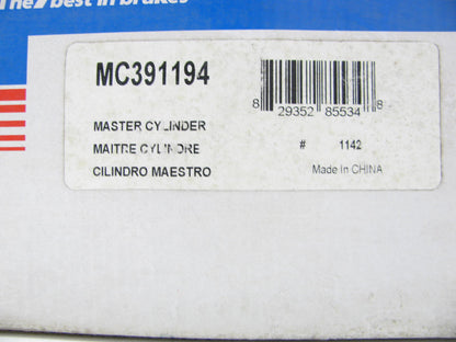 Raybestos MC391194 Brake Master Cylinder With Reservoir