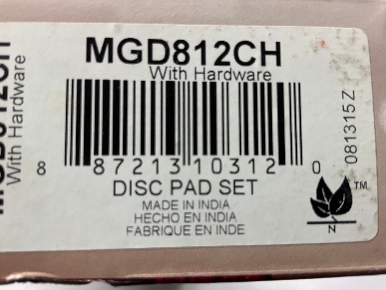 Raybestos MGD812CH Front Ceramic Brake Pads