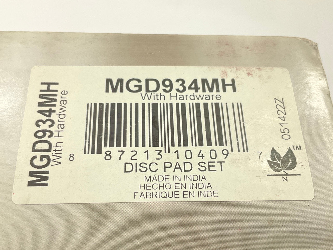Raybestos MGD934MH Front Semi-Metallic Disc Brake Pads