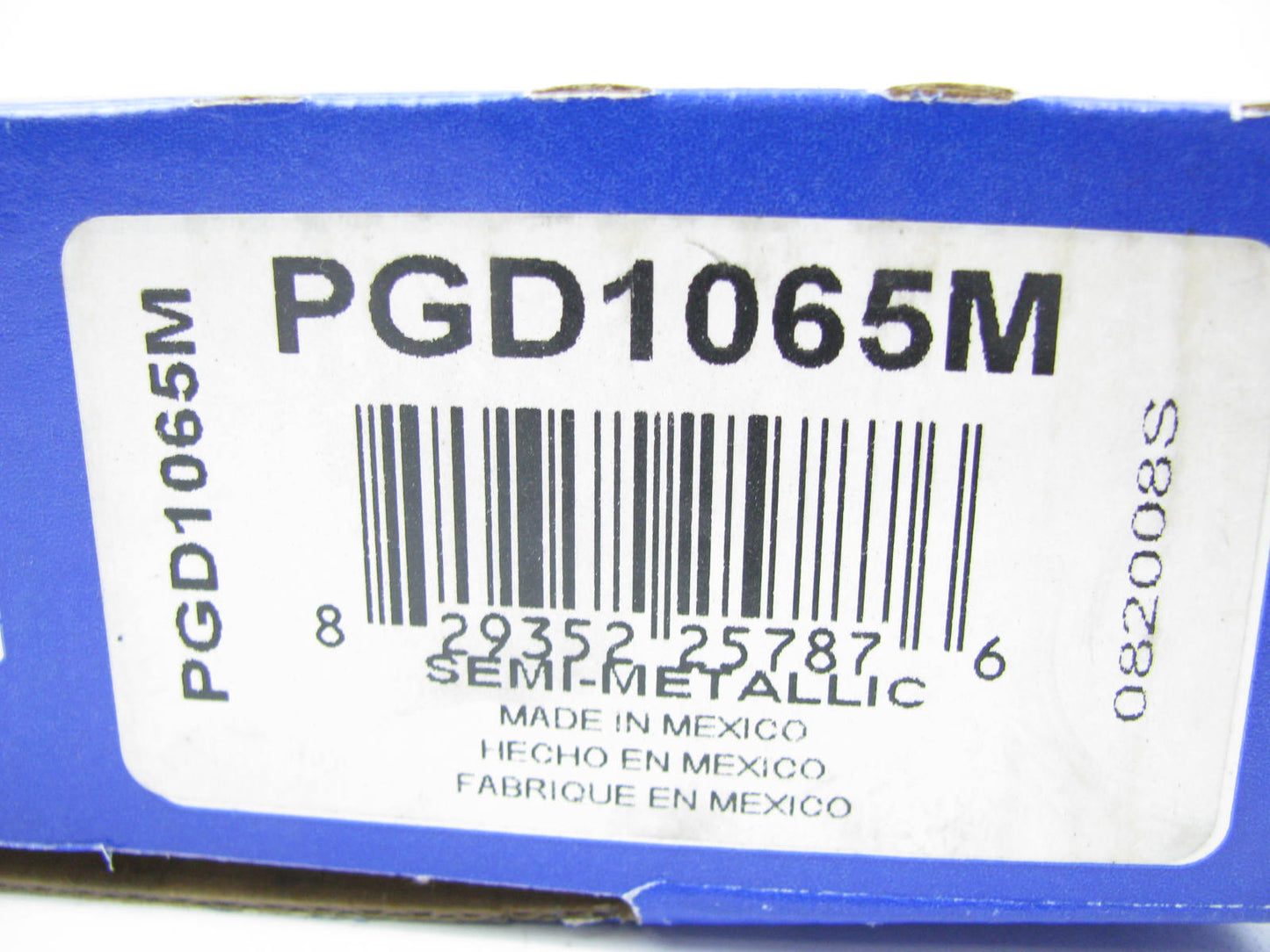 Raybestos PGD1065M Front Disc Brake Pads - Semi-Metallic