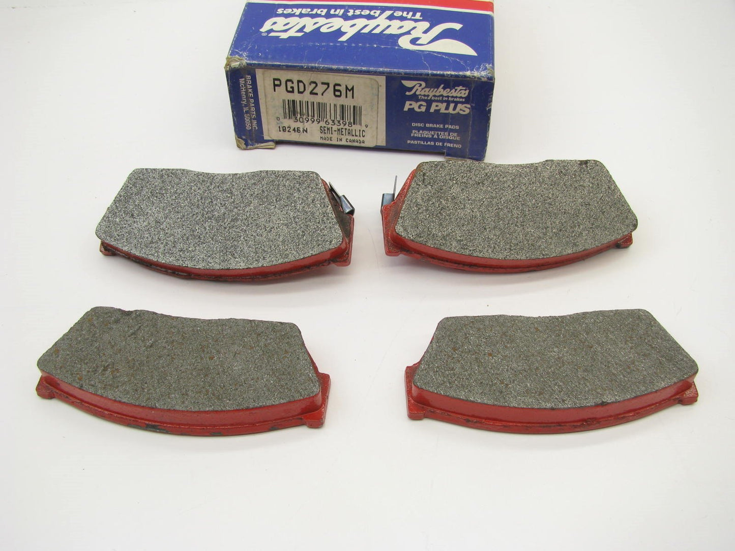 Raybestos PGD276M Front Disc Brake Pads - 1984-1987 Honda Civic