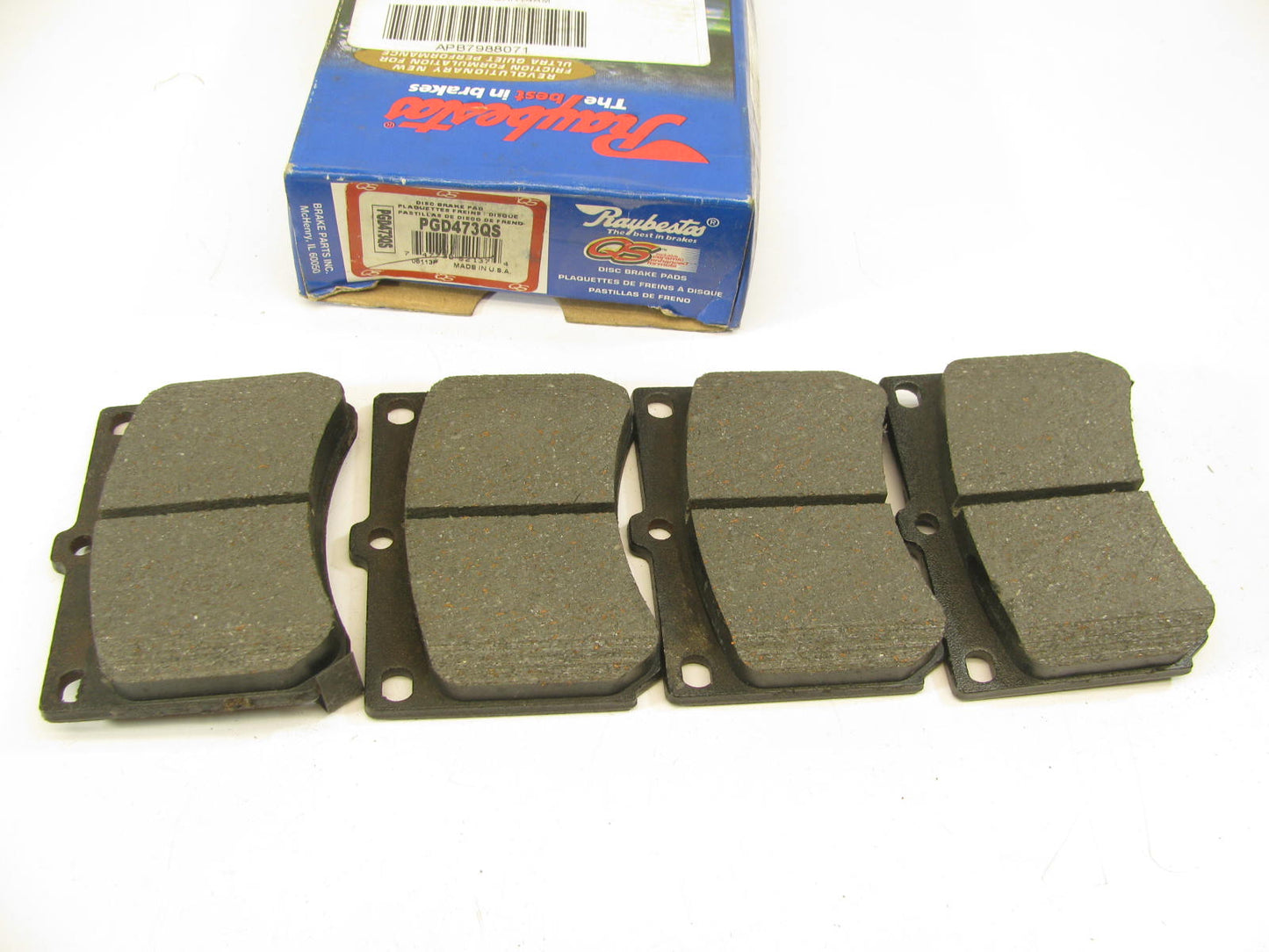 Raybestos PGD473QS Ceramic Disc Brake Pads - Front