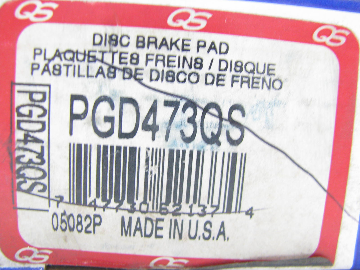 Raybestos PGD473QS Ceramic Disc Brake Pads - Front