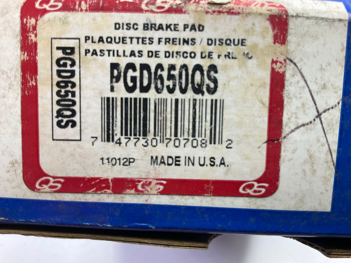 Raybestos PGD650QS Front Disc Brake Pad Set