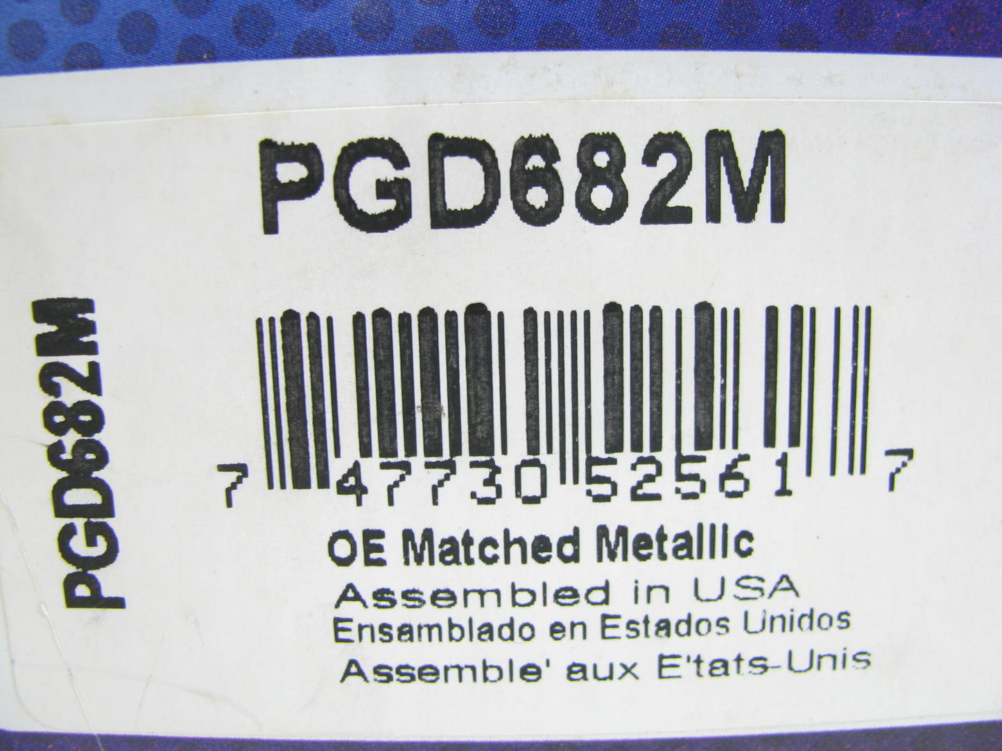 Raybestos PGD682M Front Disc Brake Pads - Semi-Metallic