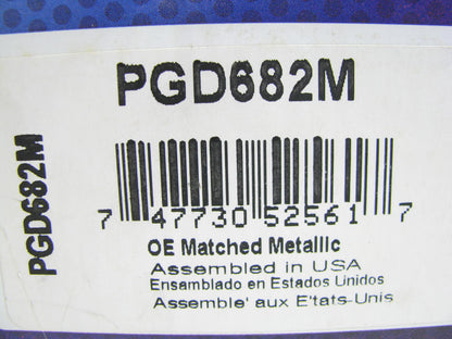 Raybestos PGD682M Front Disc Brake Pads - Semi-Metallic