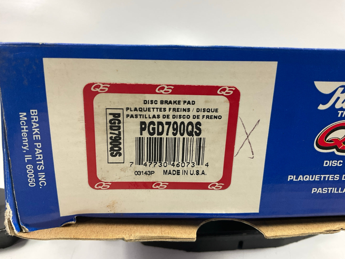Raybestos PGD790QS Front Ceramic Disc Brake Pads