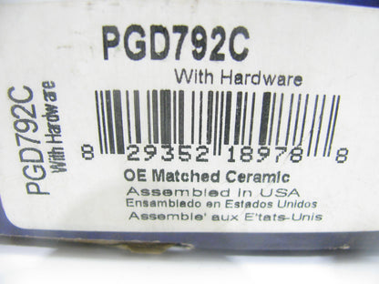 Raybestos PGD792C Ceramic Disc Brake Pads - Rear