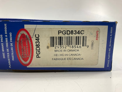 MISSING HARDWARE Raybestos PGD834C Rear Brake Pad Set