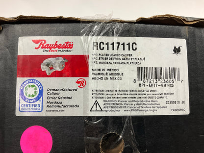 REMAN. Raybestos RC11711C Front Left Disc Brake Caliper And Bracket