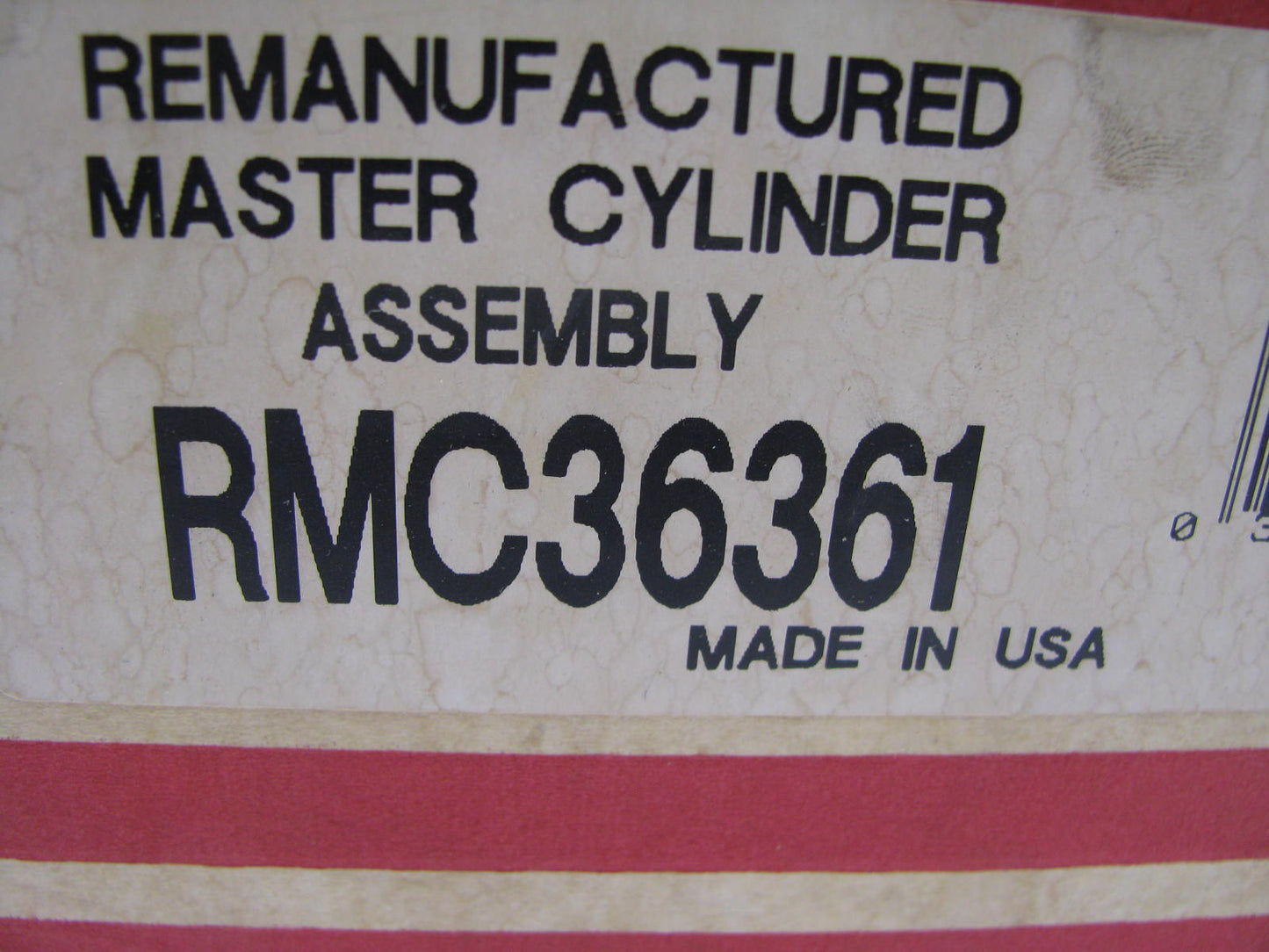 Raybestos RMC36361 Remanufactured Brake Master Cylinder