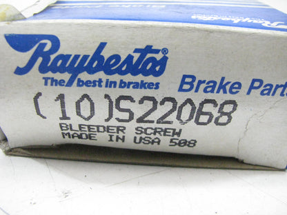 (10) Raybestos S22068 Brake Bleeder Screw