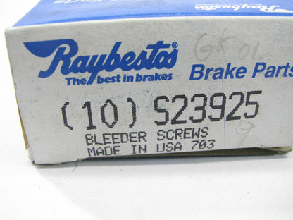 (10) Raybestos S23925 Brake Bleeder Screw