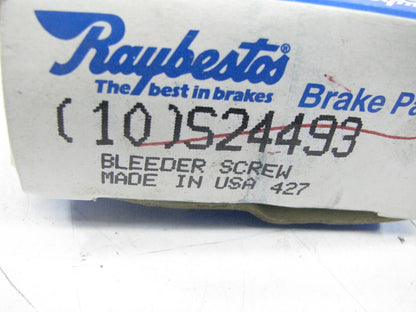 (10) Raybestos S24493 Brake Bleeder Screw