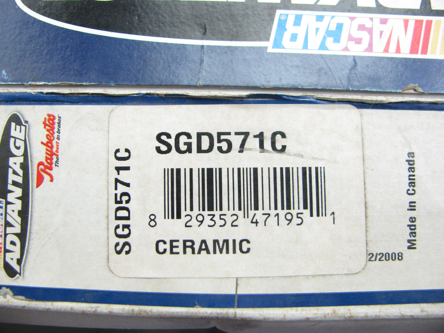 Raybestos SGD571C Ceramic Front Disc Brake Pads 1992-00 Lexus SC400 99-00 SC300