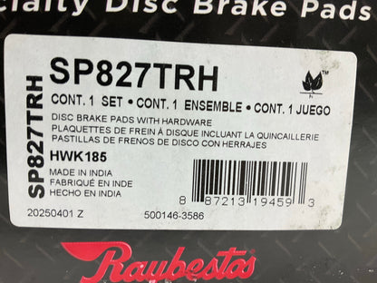 Raybestos SP827TRH Front Brake Pads
