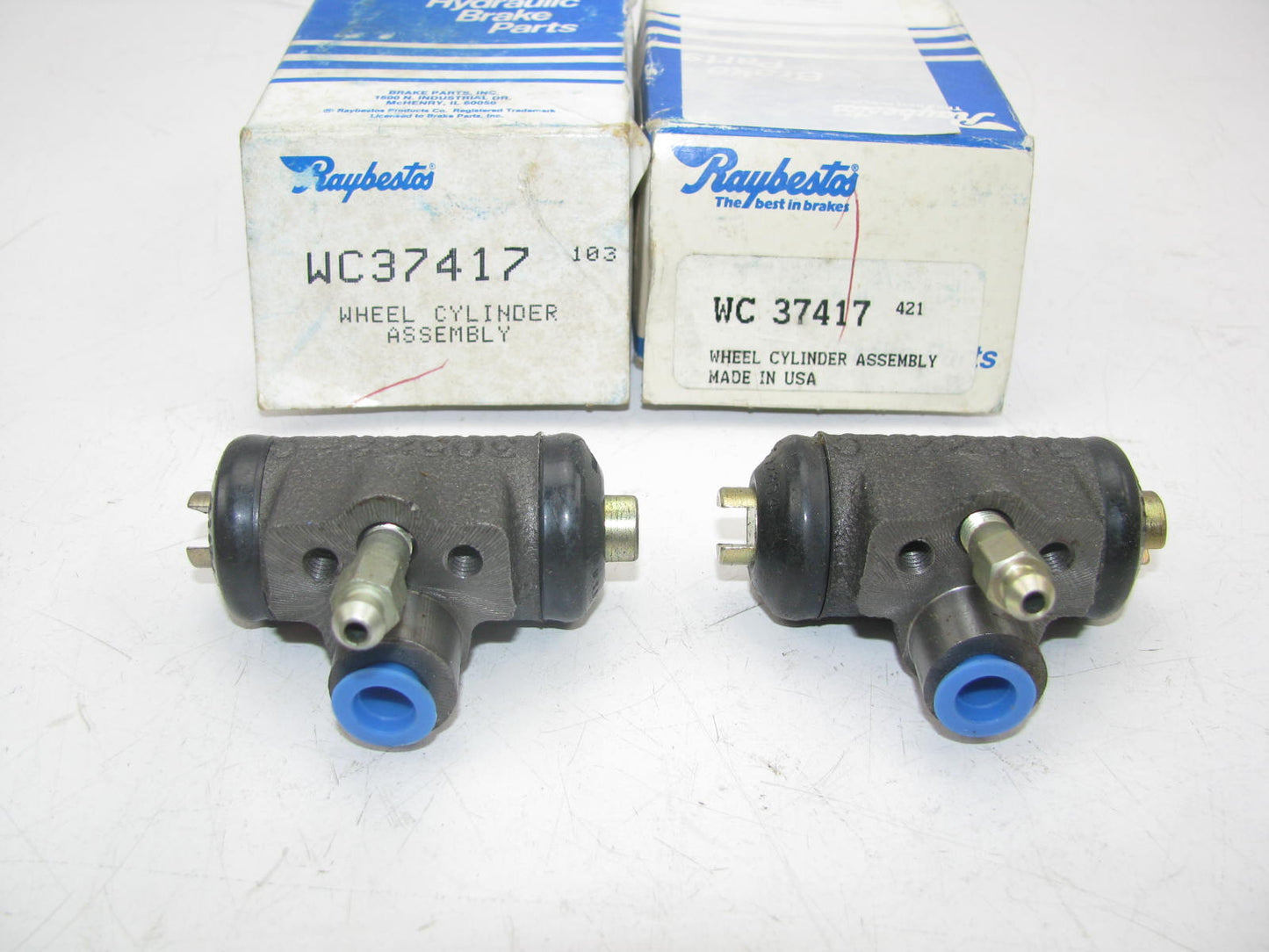 (2) Raybestos Rear Brake Wheel Cylinders For 73-85 Subaru DL, 75-76 GF, 72-85 GL