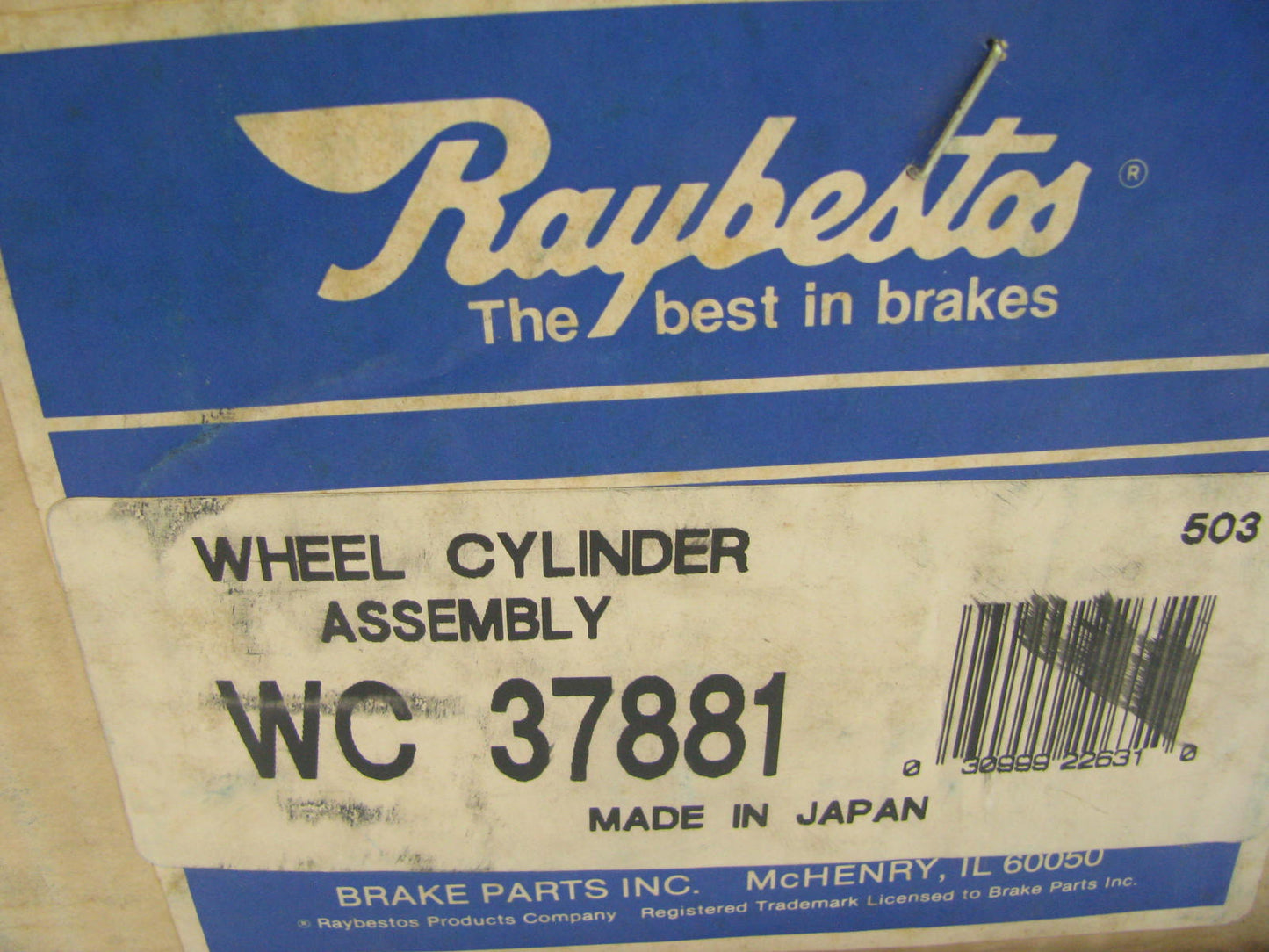 Raybestos WC37881 Front Right Drum Brake Wheel Cylinder 1988-1993 Isuzu FTR