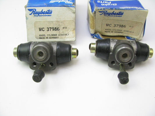(2) Raybestos WC37986 Drum Brake Wheel Cylinder - Rear