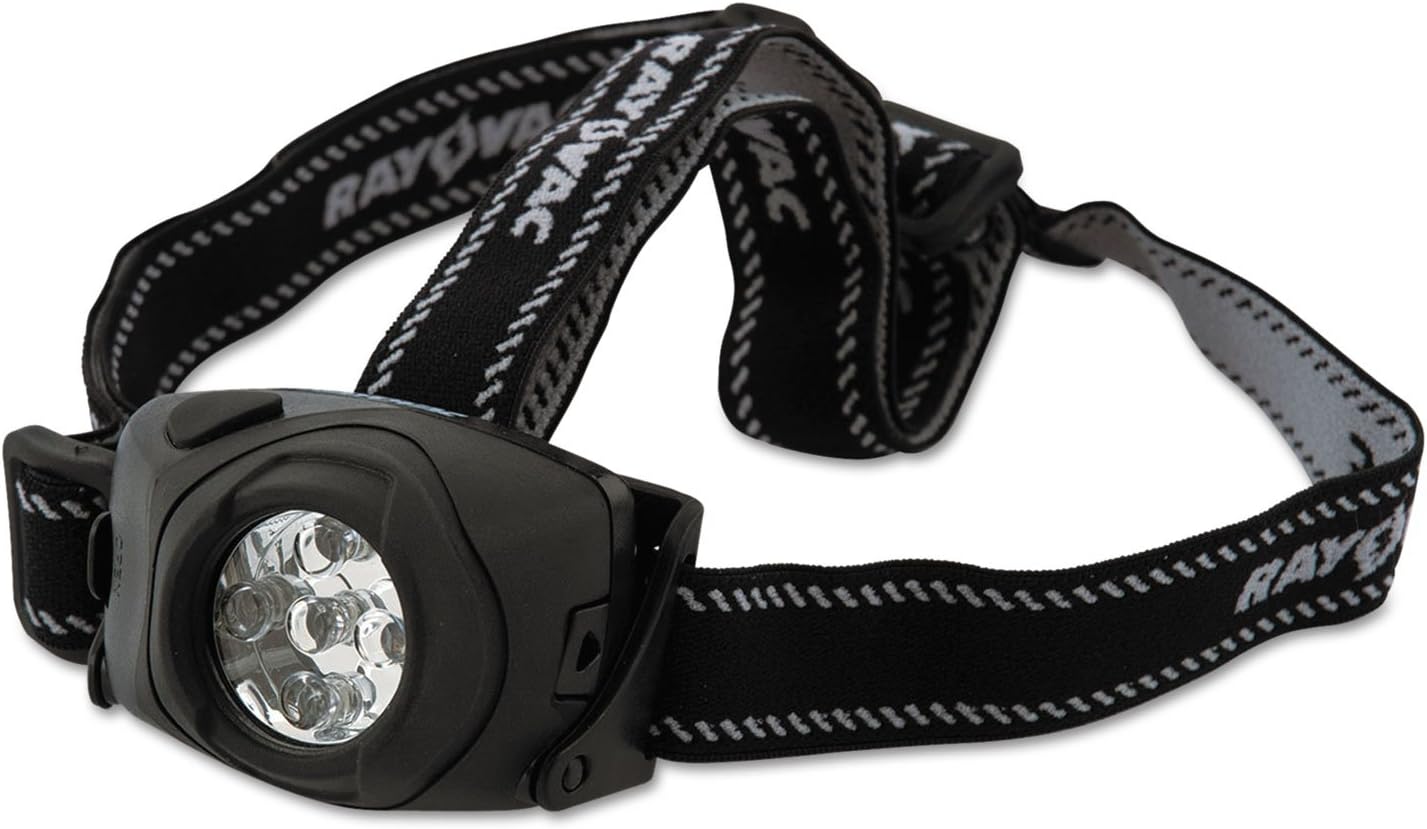 RAYOVAC Virtually Indestructible 35 Lumen 3AAA LED Headlight Head Flashlight