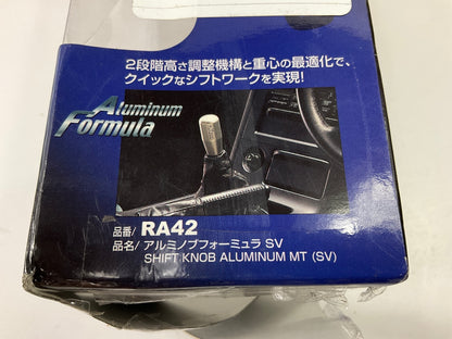 RAZO RA42 Silver Aluminum Formula Manual Shift Knob Gear Knob 103g