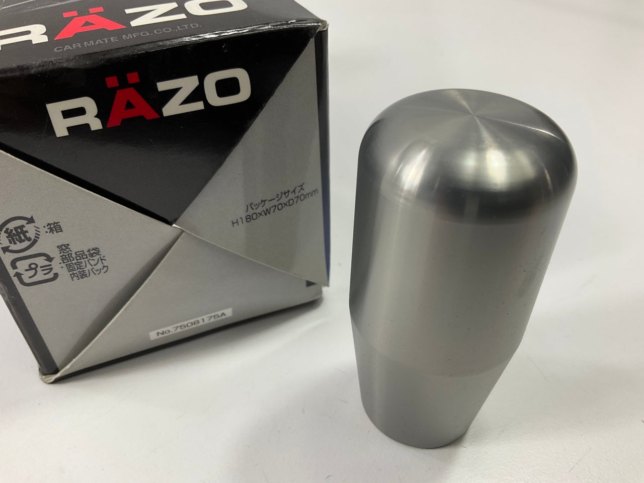 Razo RA43 Aluminum Manual Transmission 103g Shift Knob, 69mm Tall