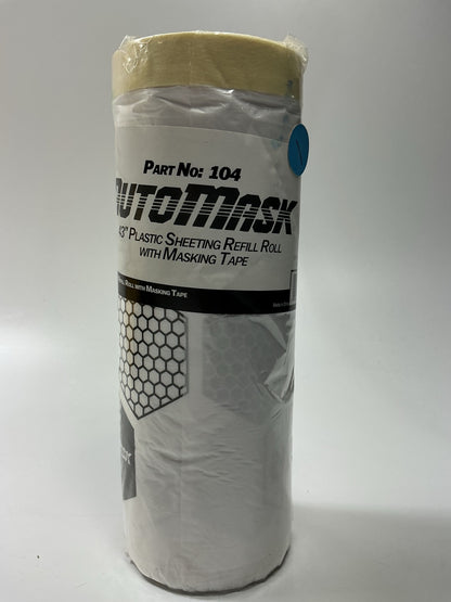 RBL AutoMask 104 Refill Roll With Masking Tape (43 In. X 115 Ft)