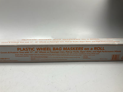 RBL 177 Tire Bag Paint Cover Masker 17'' - 20'' Car, Super SUV, Sports Car 36/Roll