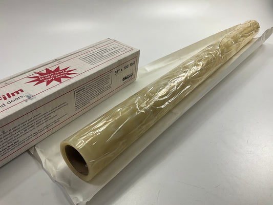 RBL 438 Self-Adhering Spray Booth Protective Wall Film - Clear 36'' X 100'