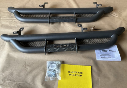 RBP RBP-1508B-RX3 RX-3 Black Side Step Bars For 2007-2017 Jeep Wrangler 2-DOOR