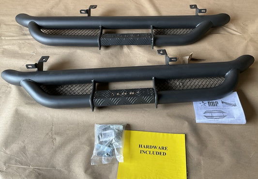 RBP RBP-1508B-RX3 RX-3 Black Side Step Bars For 2007-2017 Jeep Wrangler 2-DOOR