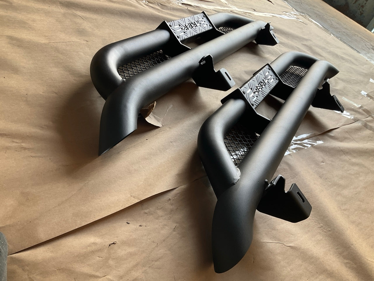 RBP RBP-1508B-RX3 RX-3 Black Side Step Bars For 2007-2017 Jeep Wrangler 2-DOOR