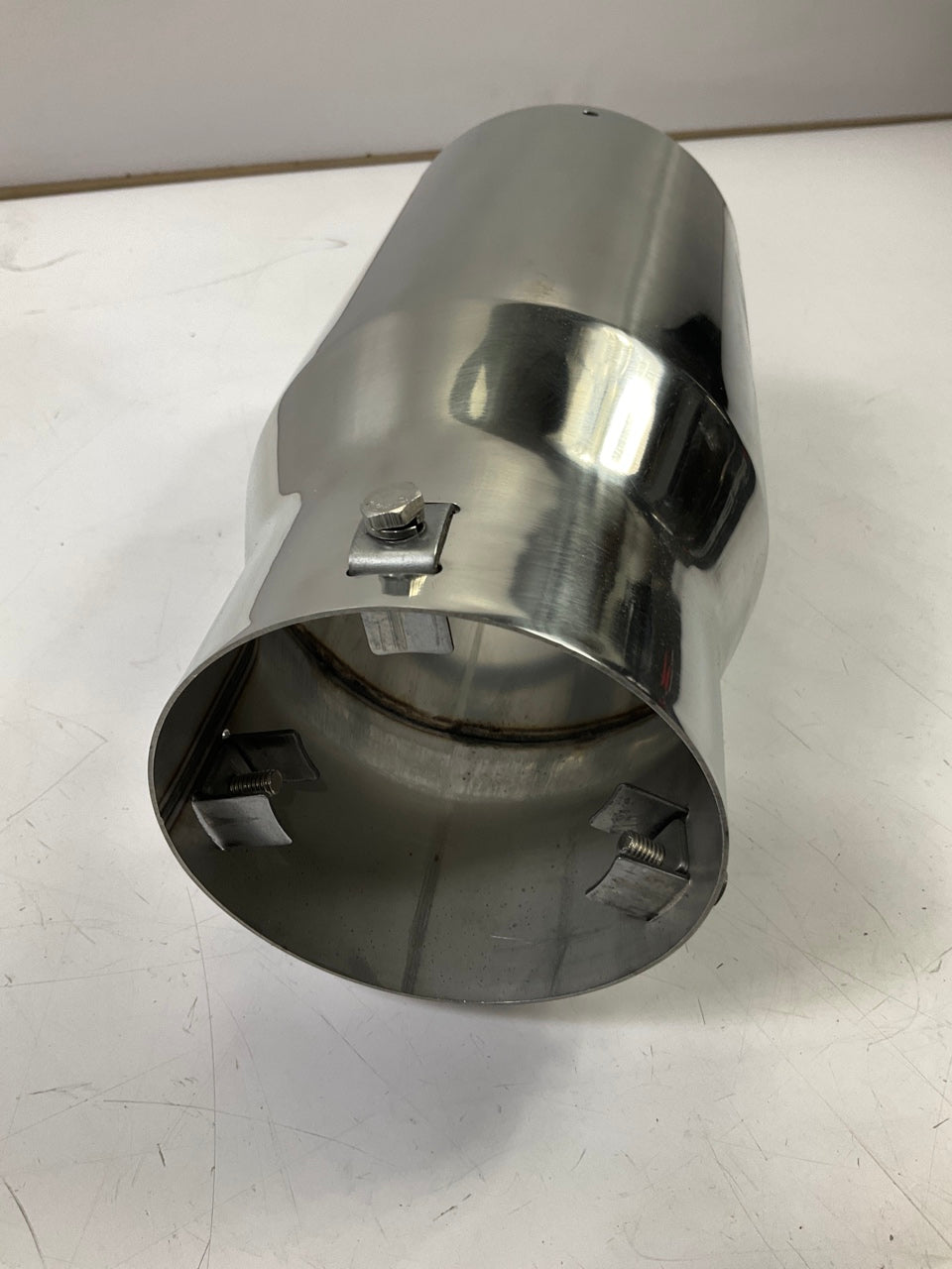 RBP RBP-303723-7EX RX-7 Adjustable Stainless Steel Exhaust Tip - 3'' To 4''